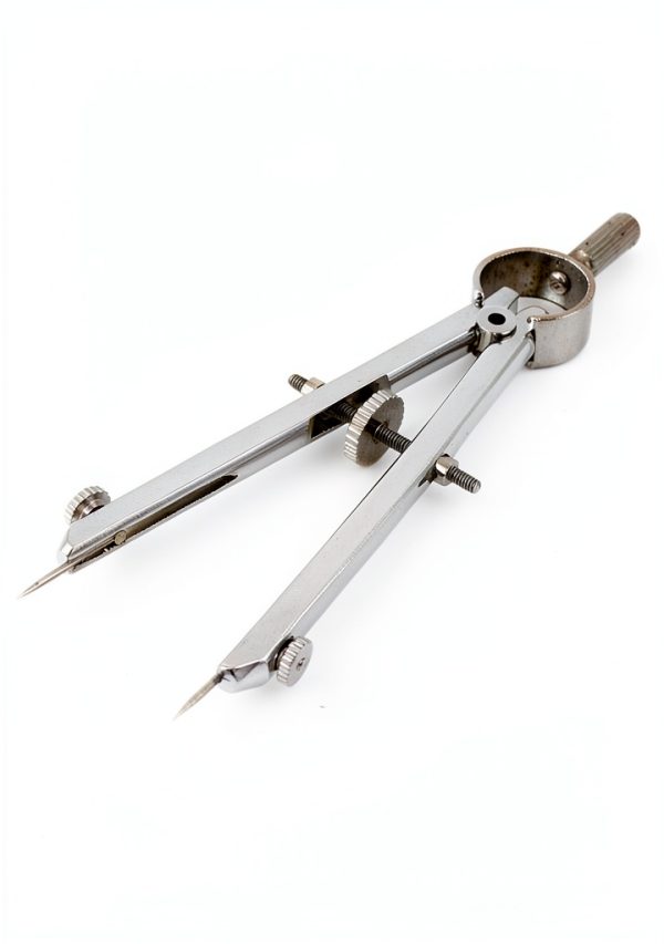Uxcell Metal Divider Caliper 50mm Max Open Silver Tone-1