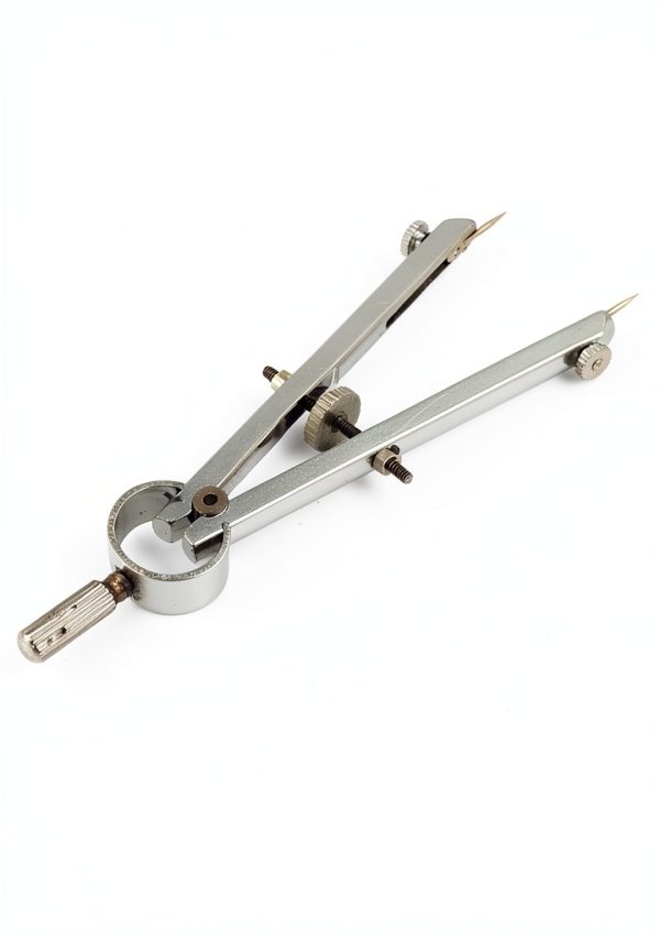 Uxcell Metal Divider Caliper 50mm Max Open Silver Tone-2