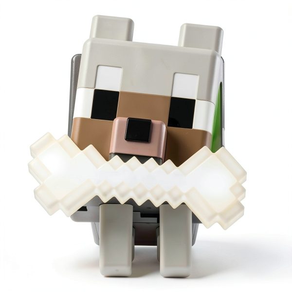 Minecraft Wolf Light Night Light Color Changing Paladone-5