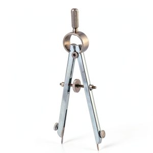 Uxcell Metal Divider Caliper 50mm Max Open Silver Tone-0