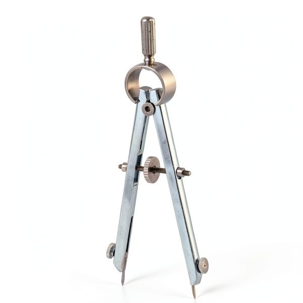 Uxcell Metal Divider Caliper 50mm Max Open Silver Tone-0