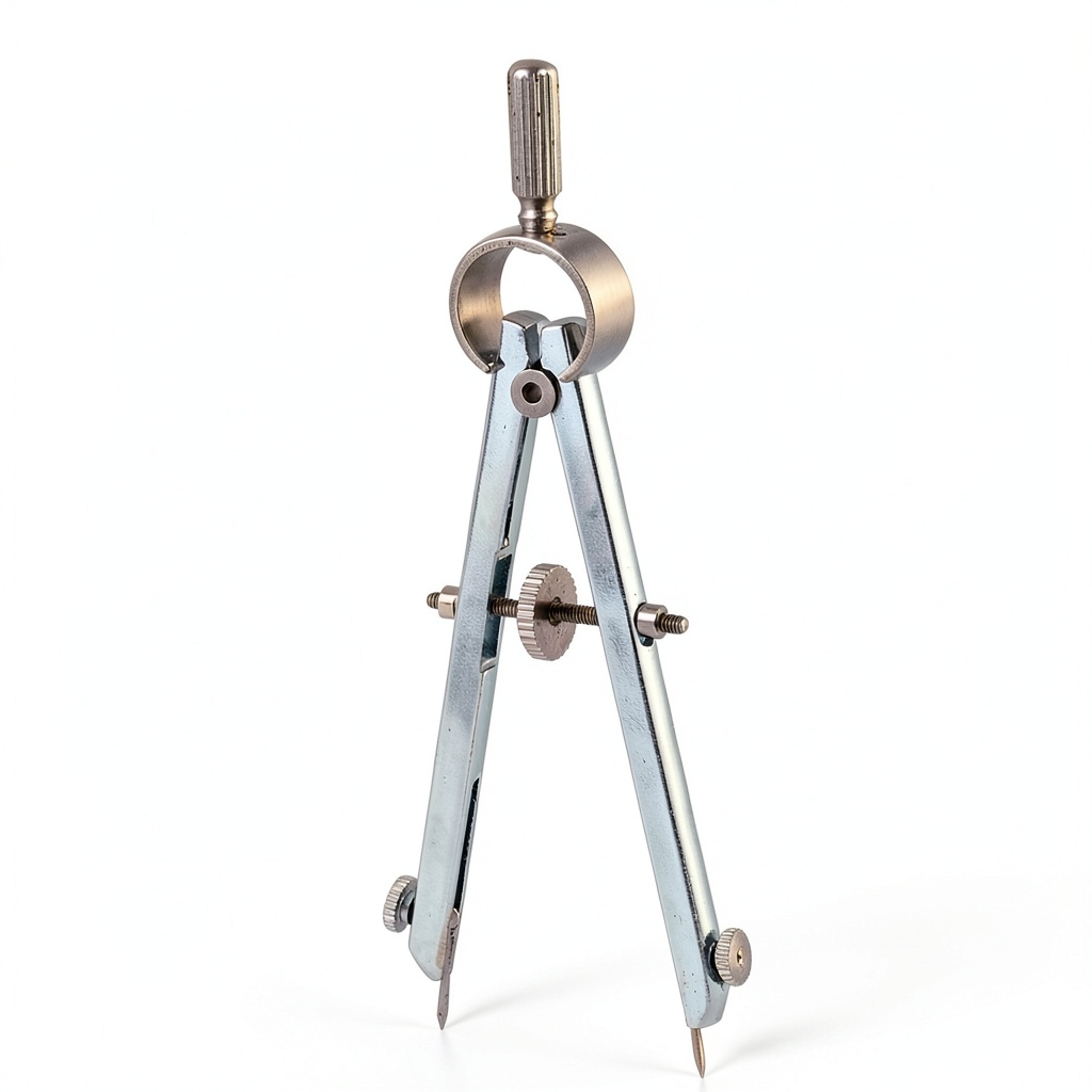 Uxcell divider caliper showing metal construction and measurement scale