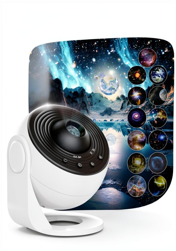 Fussion Galaxy Projector Bright Stars Nebula Bedroom Light-0