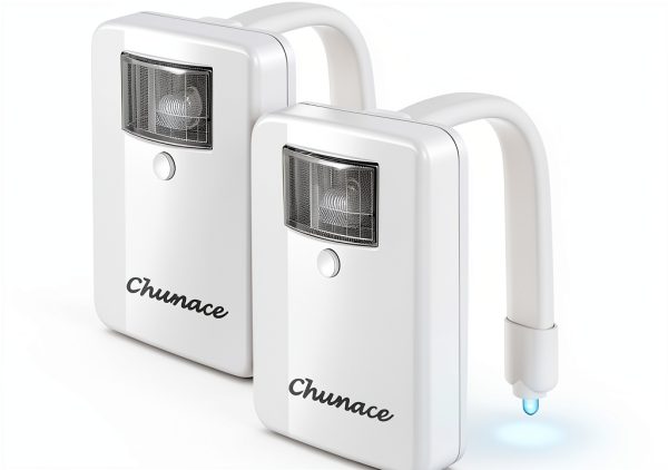 Chunace LED Toilet Night Light Motion Sensor Dimmable-0