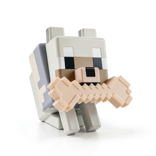 Minecraft Wolf Light Night Light Color Changing Paladone-2