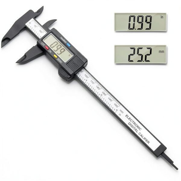 HnoaTovy Digital Caliper High Strength Plastic 4 Modes-0