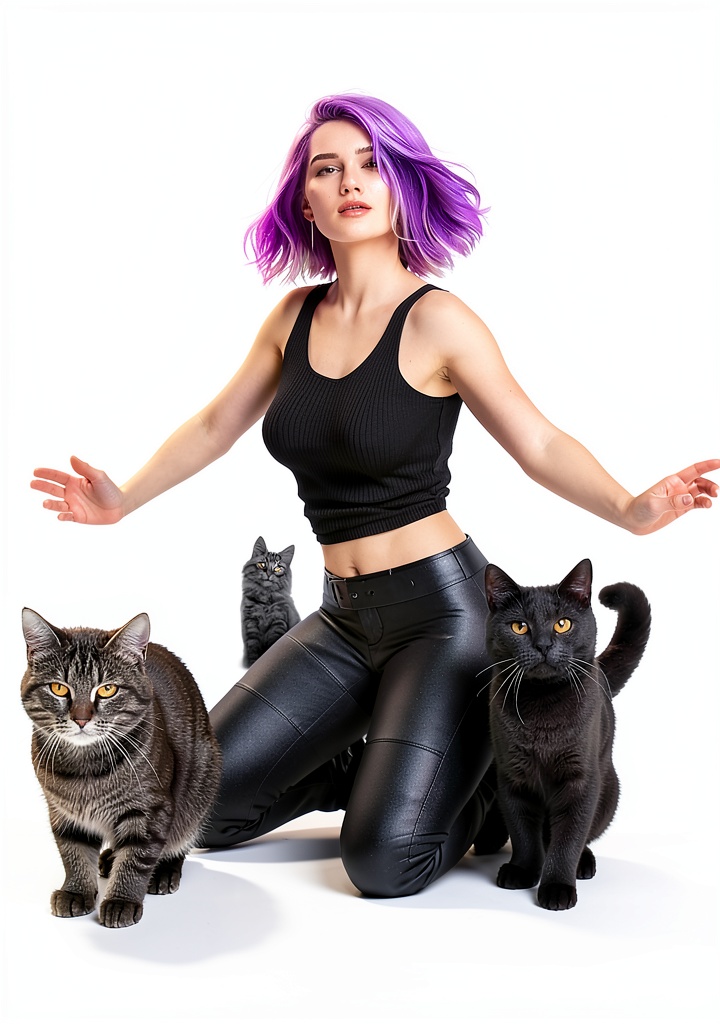 Cat Lady Chronicles Book 3 cover featuring suspenseful vampire themes