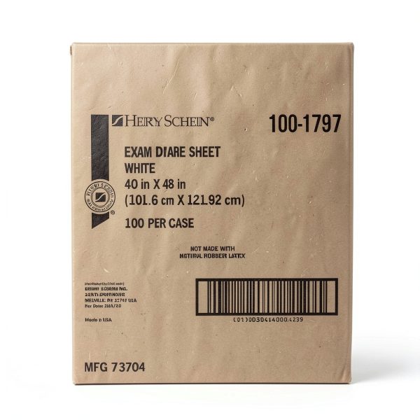 Henry Schein Single-Use Patient Drape Sheets 40x48 White Pack of 100-4