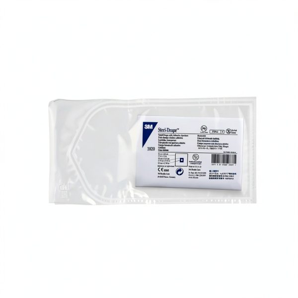 3M Small Drape Adhesive Aperture 1020 Clear Strikethrough Resistant-0