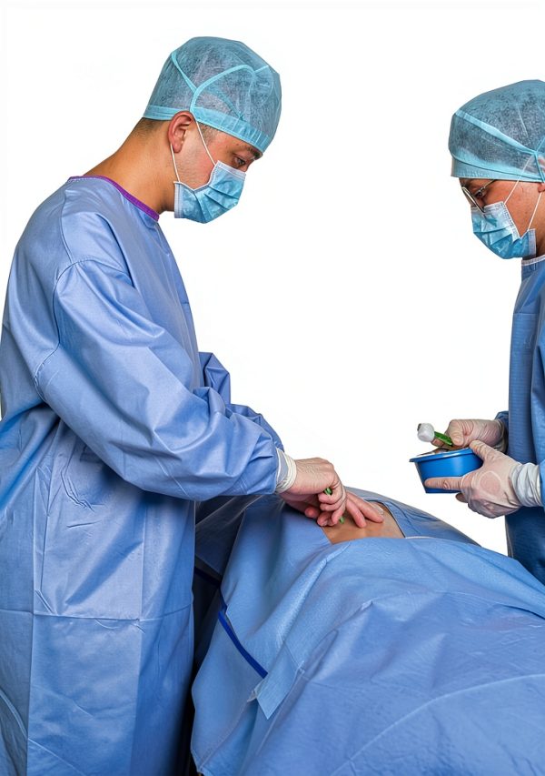 Surgical Drape Dukal 3‑Ply 18" x 26" Case of 50 Sterile Sheets-1