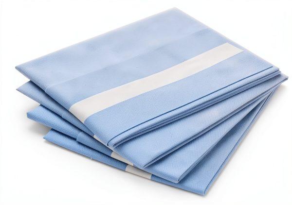 Dealmed Non-Fenestrated Sheets 50 Count 3-Ply Poly-Lined White 18x26-3