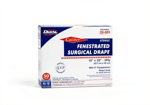 Surgical Drape Dukal 3‑Ply 18" x 26" Case of 50 Sterile Sheets-4
