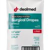 Dealmed Non-Fenestrated Sheets 50 Count 3-Ply Poly-Lined White 18x26-1