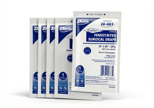 Surgical Drape Dukal 3‑Ply 18" x 26" Case of 50 Sterile Sheets-3